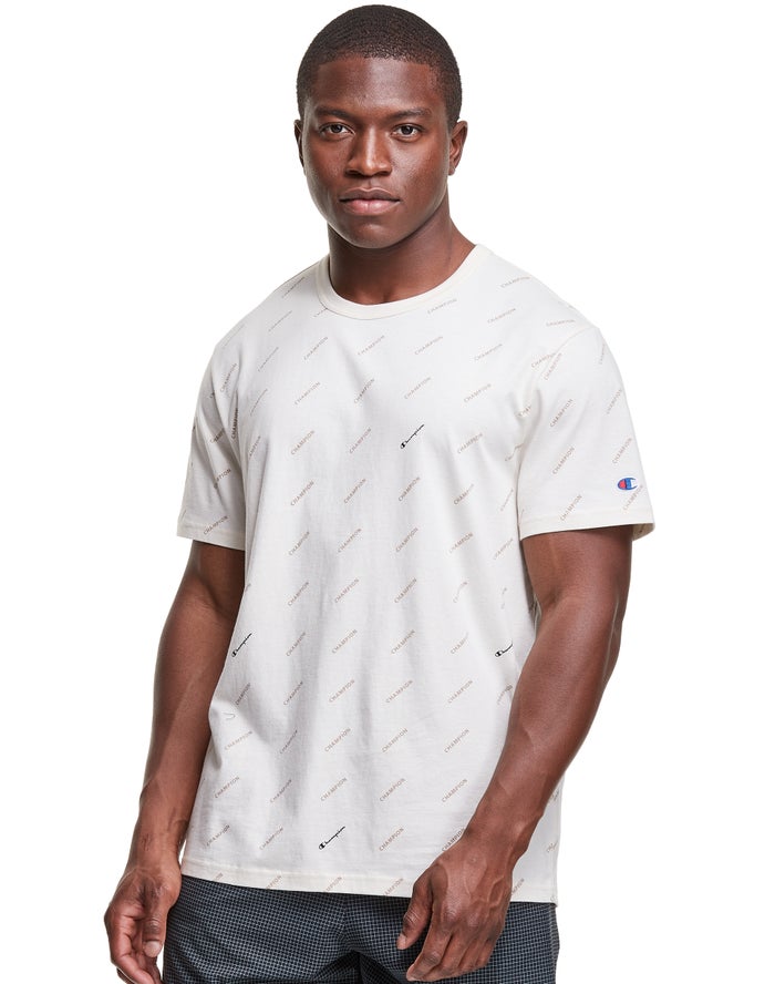 Champion shirt with logo all clearance over